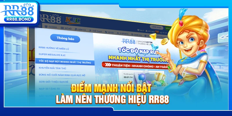 Điểm mạnh nổi bật làm nên thương hiệu RR88