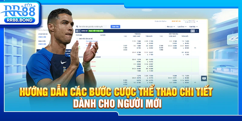 Hướng dẫn các bước cược thể thao chi tiết dành cho người mới