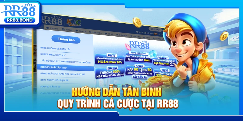 Hướng dẫn tân binh quy trình cá cược tại RR88